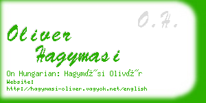 oliver hagymasi business card